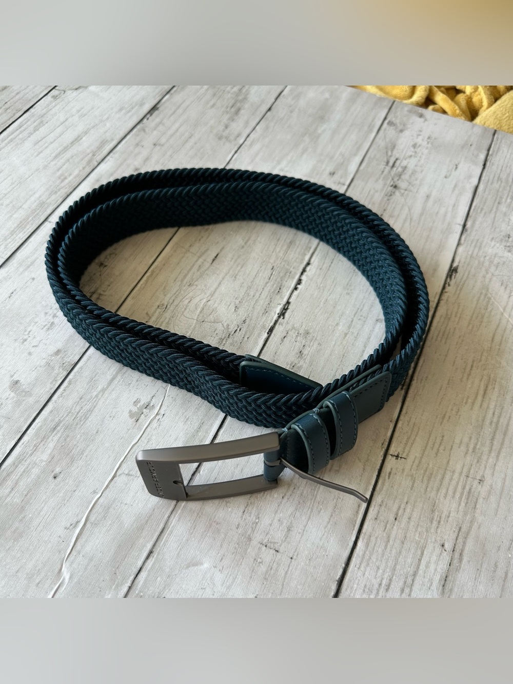 PREOWNED UNDER ARMOUR BLUE STRETCH BRAIDED GOLF BELT MENS SIZE L/XL 49” LONG
